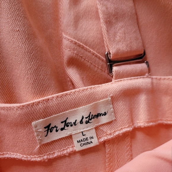 For Love and Lemons FL&L Monika Eyelet Hook Front Mini Dress Pink Small EUC - Picture 11 of 11